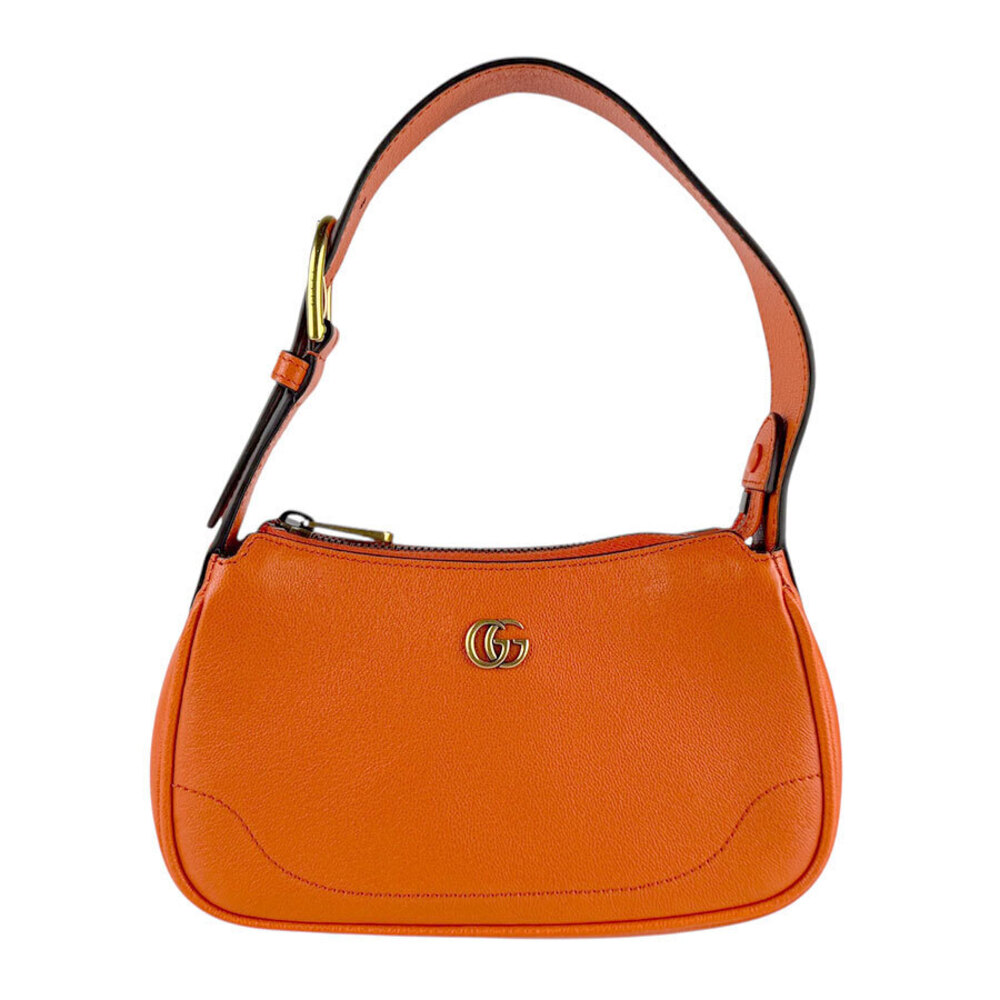 Gucci Aphrodite Leather Handbag Orange